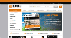 Desktop Screenshot of dozon.nl